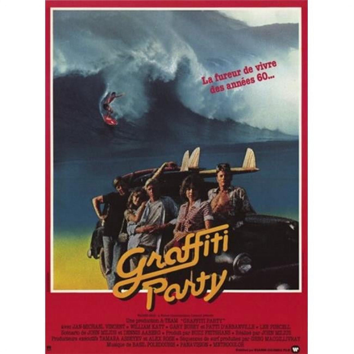 Big Wednesday movie poster 11x17 print featuring surf culture.