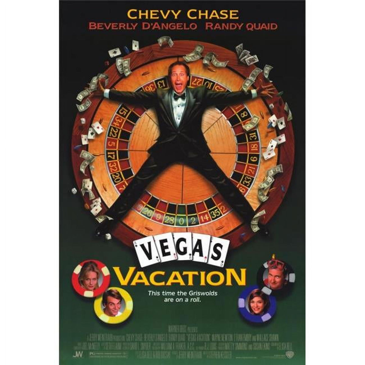 Vegas Vacation Movie Poster Print 27x40 - Comic Movie Art