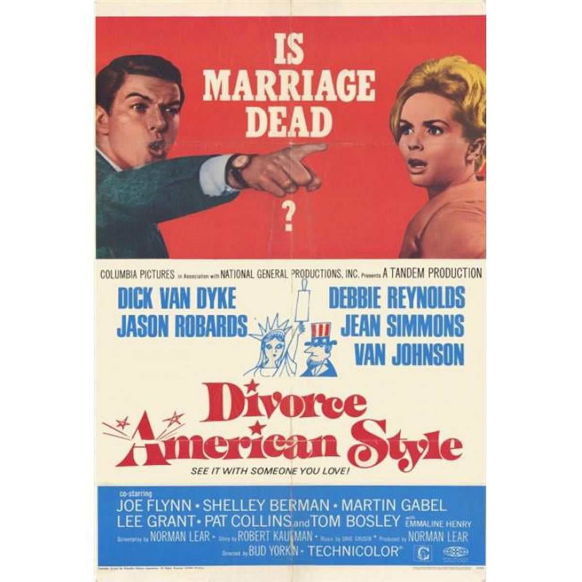 Divorce American Style Movie Poster Print - 27x40