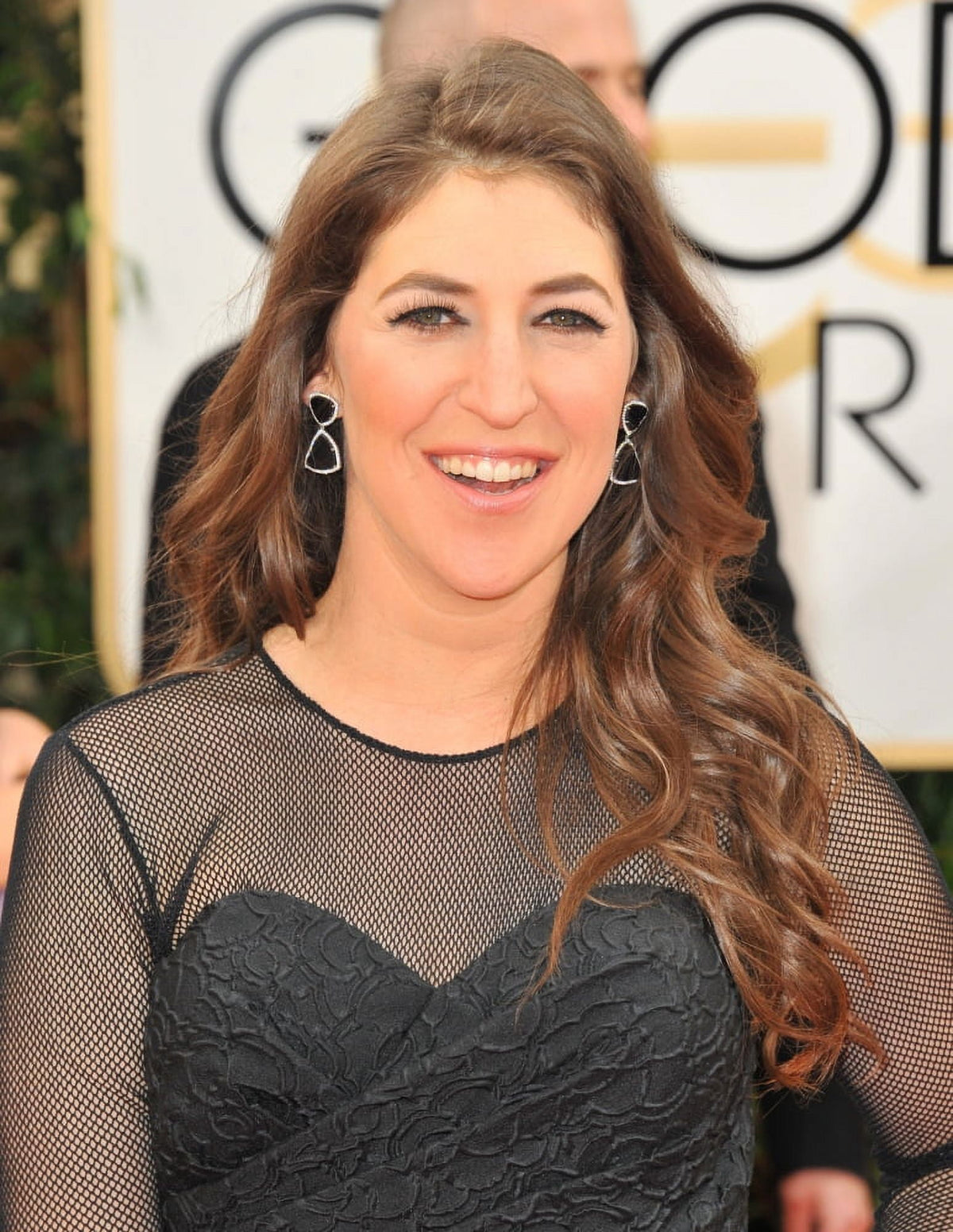 Mayim Bialik photo print from the 71st Golden Globes Awards