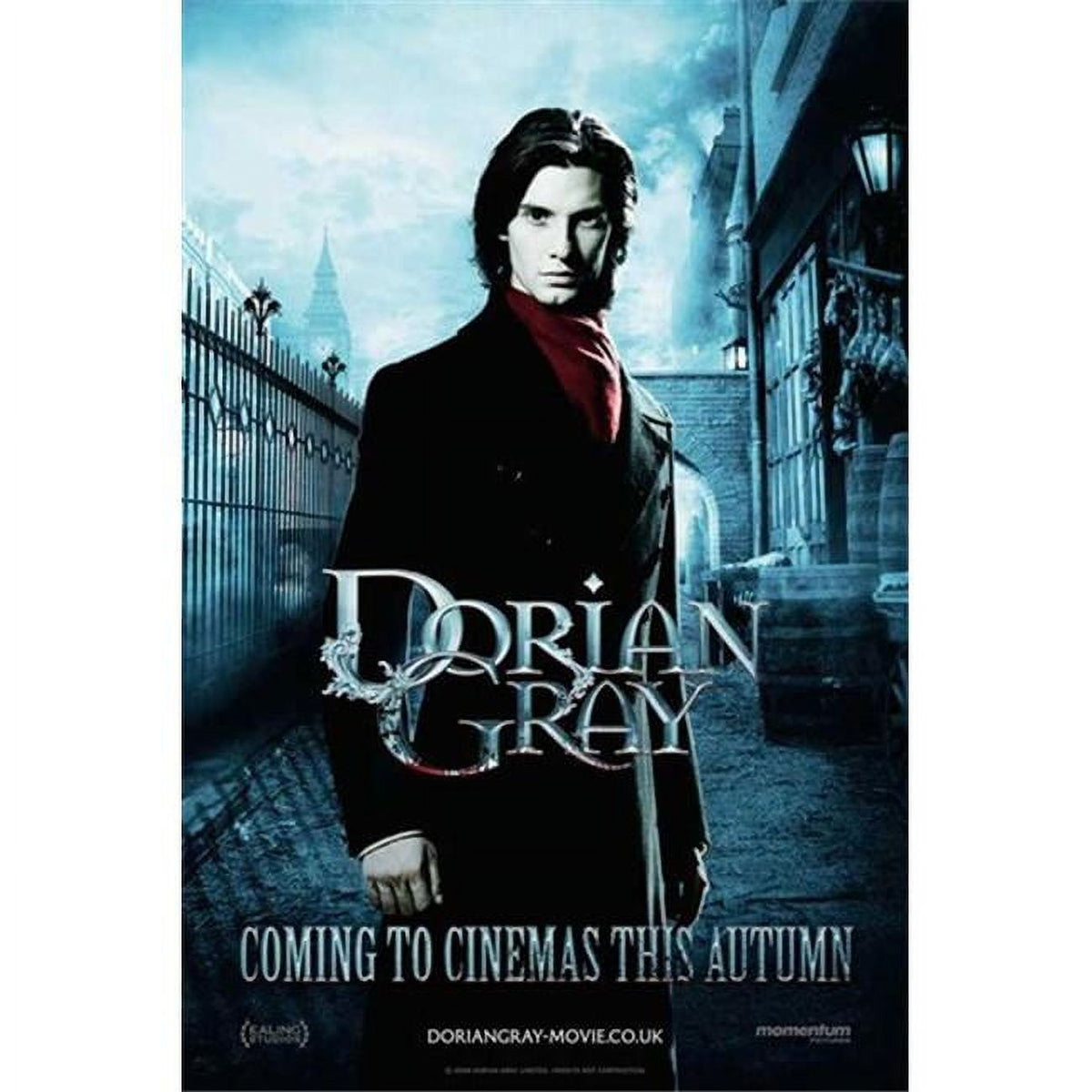 Dorian Gray Style B Movie Poster - 11x17 print featuring classic cinema imagery.