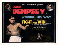 Jack Dempsey 1924 Winning His Way photo print