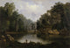 Blue Hole Flood Waters print by Robert S. Duncanson showcasing the Little Miami River.