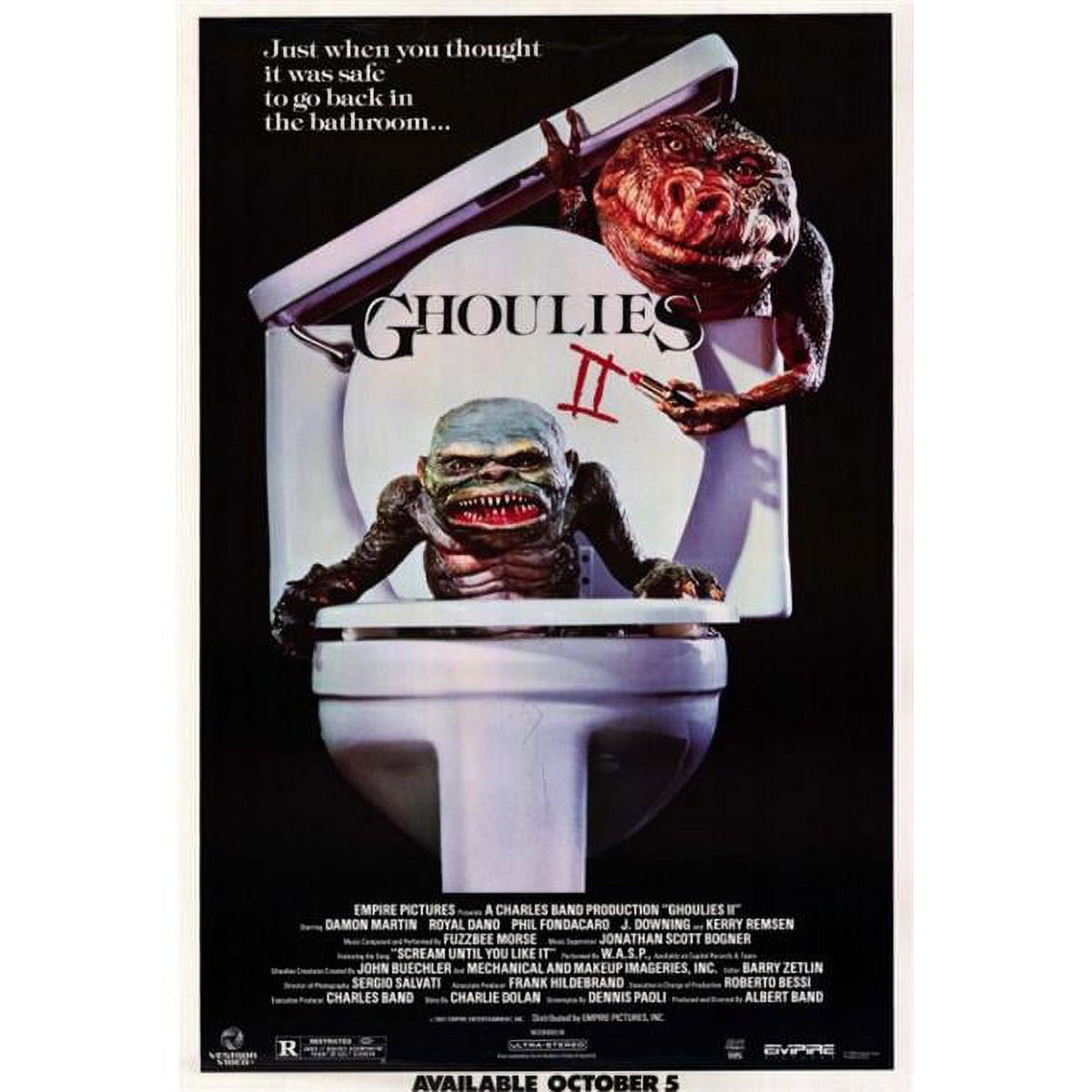 Ghoulies 2 Movie Poster Print - 27x40 inch horror art