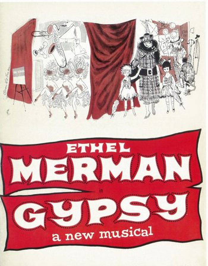 Gypsy Broadway Movie Poster 11x17 print featuring vibrant artwork.
