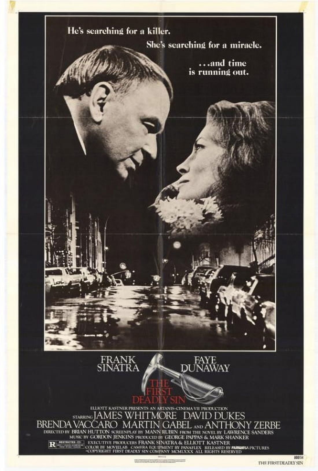 The First Deadly Sin movie poster print in 27x40 size.