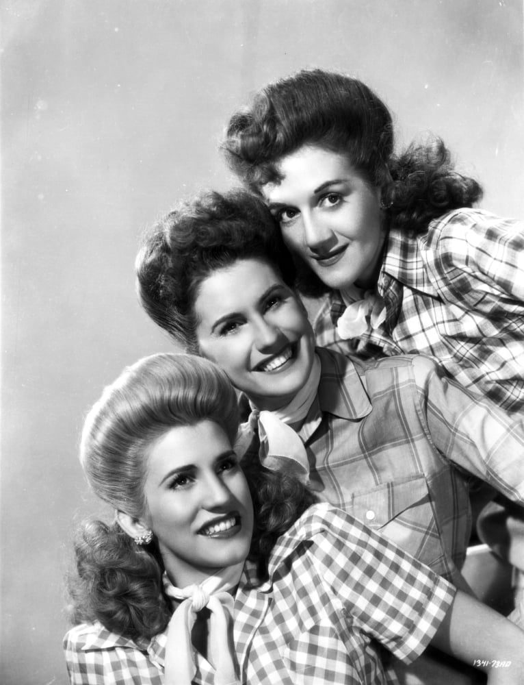 The Andrew Sisters Checkered Top Portrait Photo Print