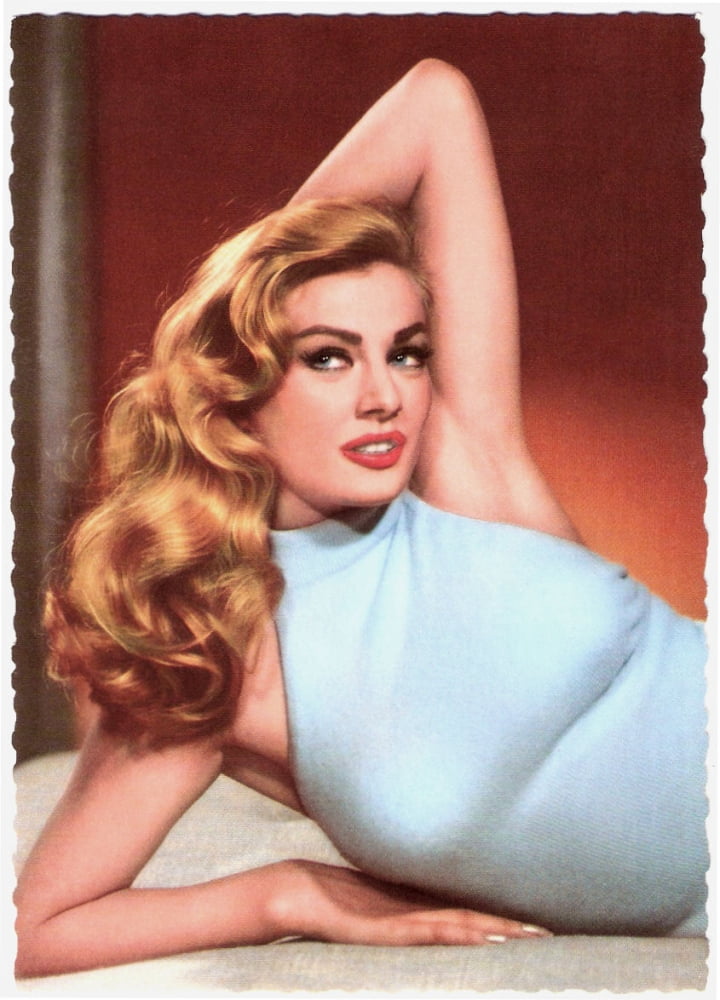 Anita Ekberg classic pose photo print in various sizes available.