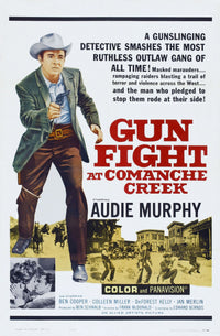Gunfight at Comanche Creek movie poster featuring Audie Murphy - 11x17