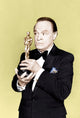 Bob Hope holding an Oscar statuette photo print from the 1970s.