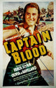 Captain Blood movie poster masterprint featuring Errol Flynn, 1935.