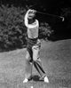 Fred Astaire golf swinging photo print, classic entertainment decor.