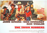 The Train Robbers movie poster masterprint featuring John Wayne and Ann-Margret, 1973.