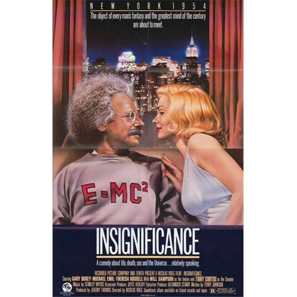 Insignificance Movie Poster 11x17 print showcasing cinematic art.
