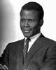 Sidney Poitier iconic photo print, available in multiple sizes.