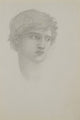 Head of Perseus Study Poster Print by Sir Edward Coley Burne-Jones