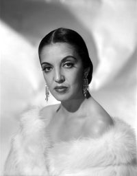 Katy Jurado photo print in white furry outfit, available in multiple sizes.