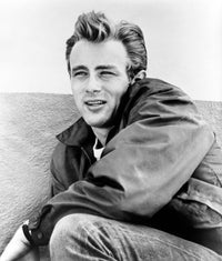 Rebel Without A Cause photo print featuring James Dean from 1955.