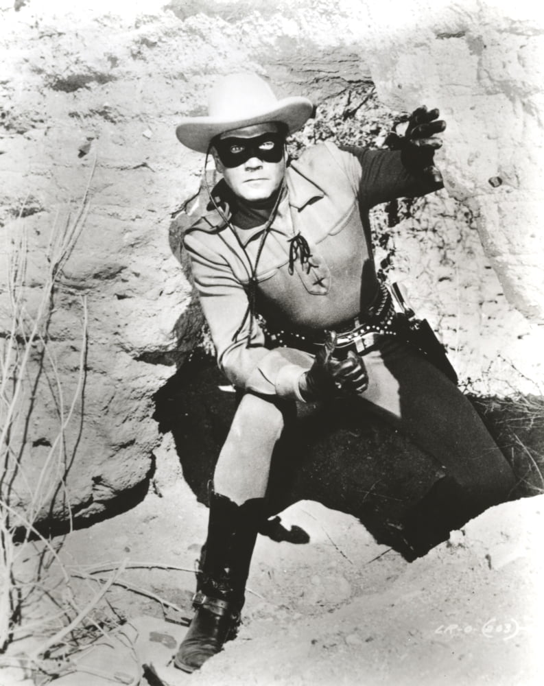 The Lone Ranger film still photo print, available in various sizes.