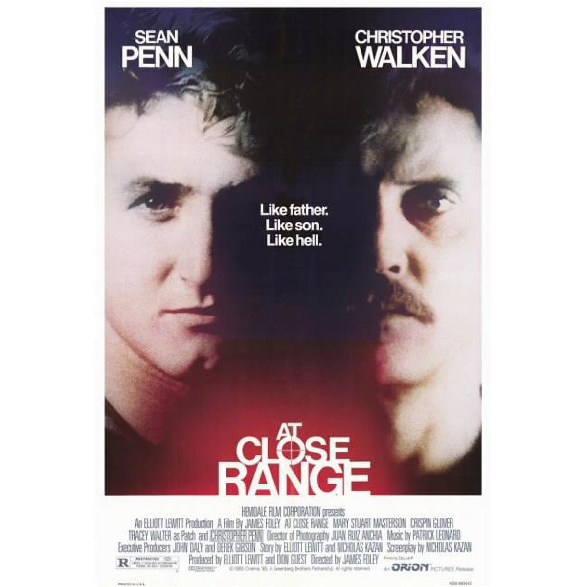 At Close Range Movie Poster Print, 27 x 40 inches, vibrant cinema art