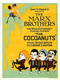 The Cocoanuts movie poster print featuring the Marx Brothers from 1929.