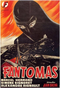 Fantomas Movie Poster 11x17 - Classic French Film Art Print