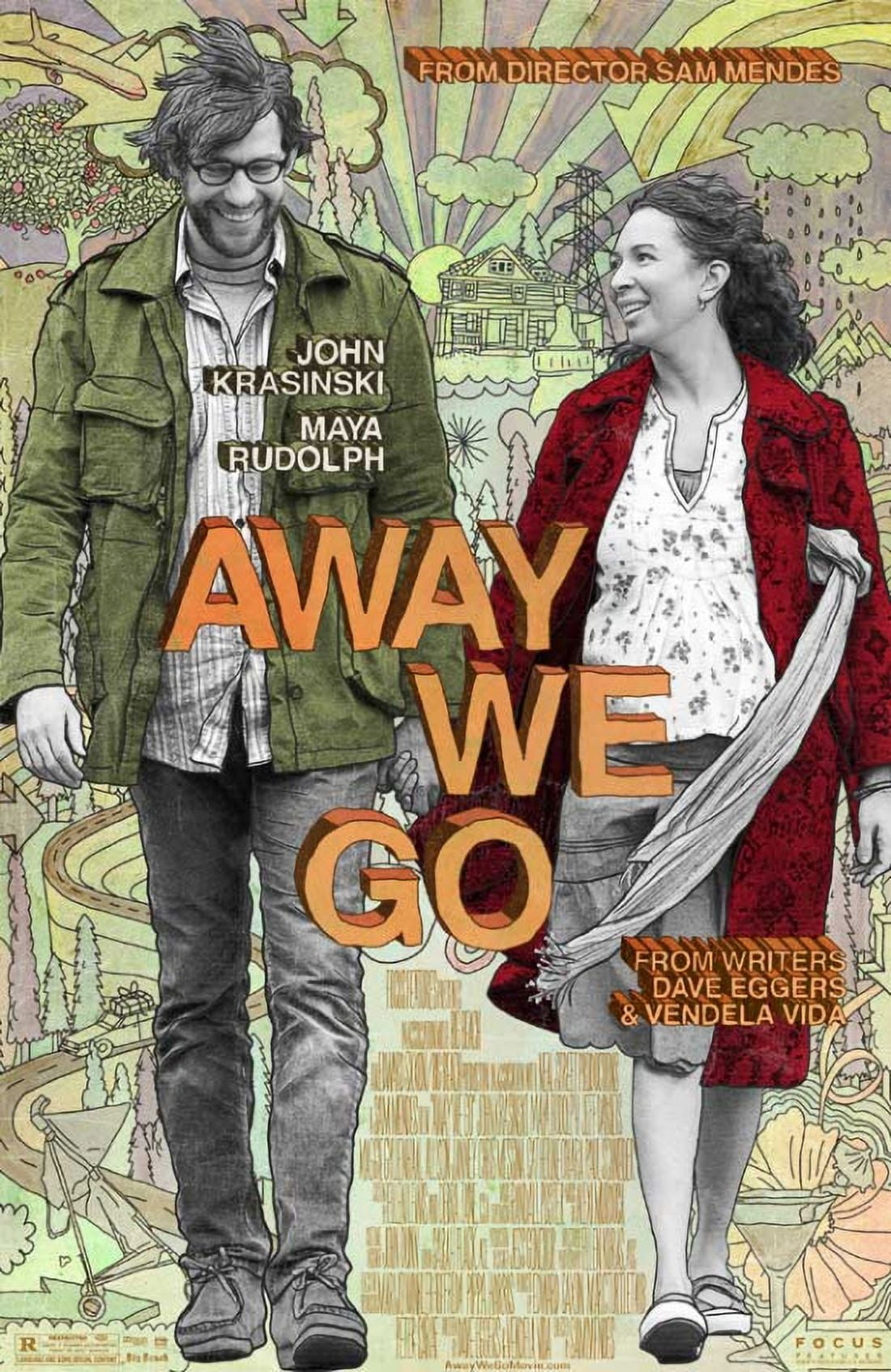 Away We Go Movie Poster 11x17 Print