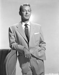 Alan Ladd close-up portrait photo print in multiple sizes