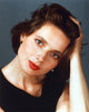 Isabella Rossellini photo print in black sleeveless blouse, art print