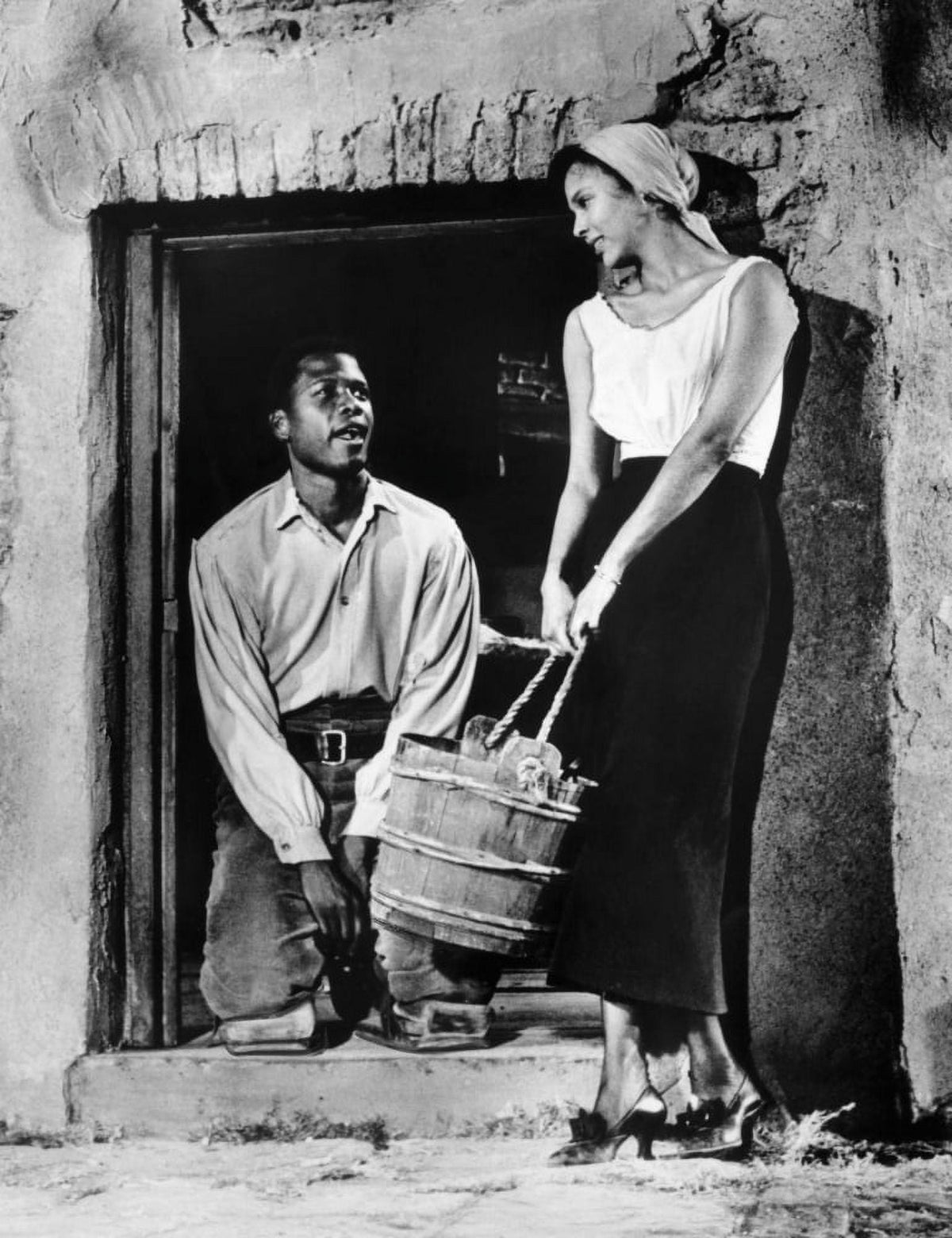 Porgy and Bess photo print featuring Sidney Poitier and Dorothy Dandridge from 1959