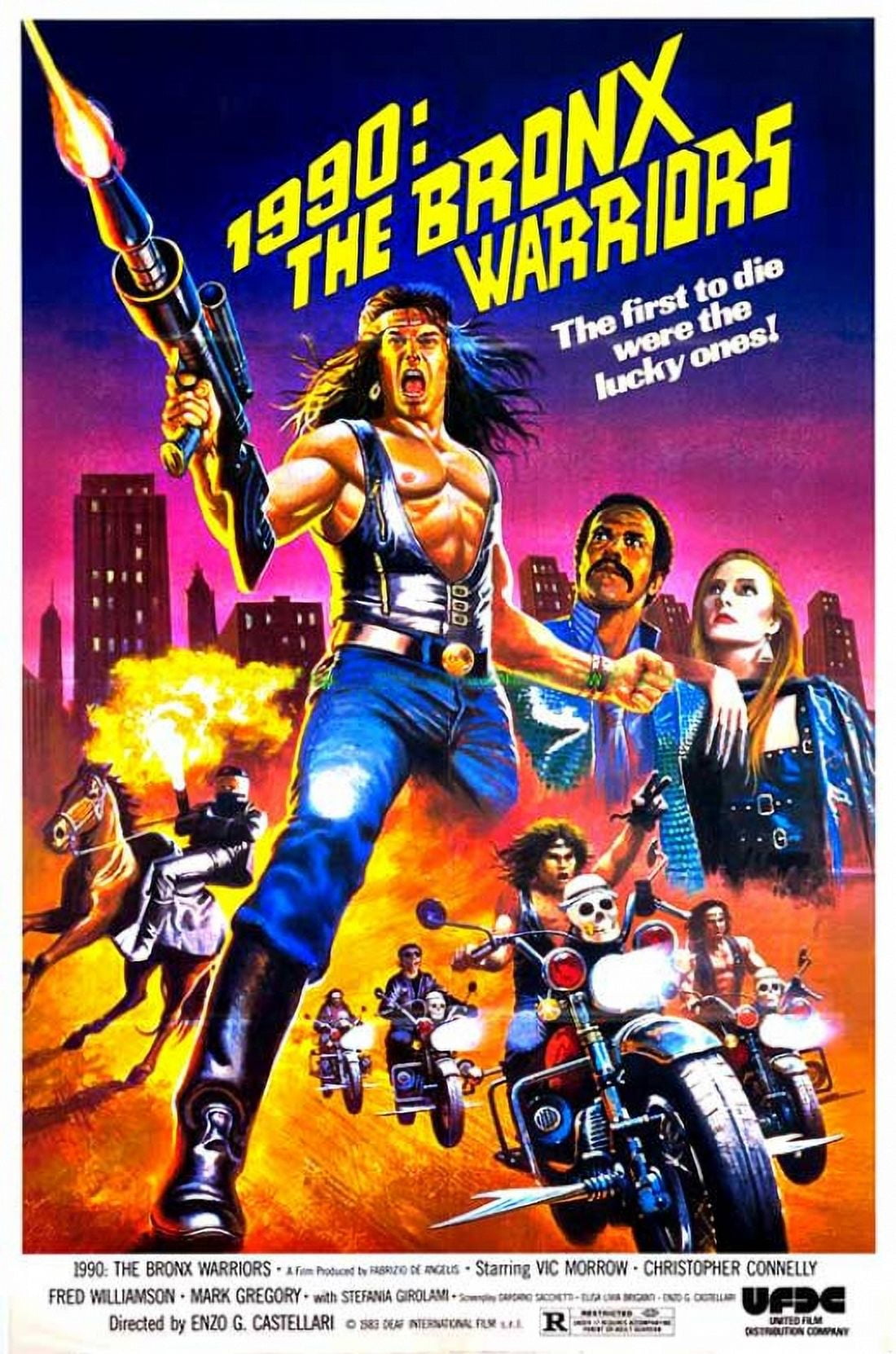 1990: The Bronx Warriors Movie Poster Print 27x40
