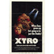Xtro Movie Poster Print featuring sci-fi horror theme, 27x40 inches.