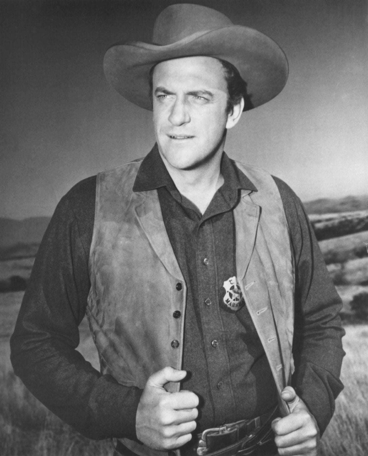 Gunsmoke Portrait Poster Print showcasing classic TV nostalgia.