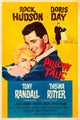 Pillow Talk movie poster print featuring Doris Day and Rock Hudson