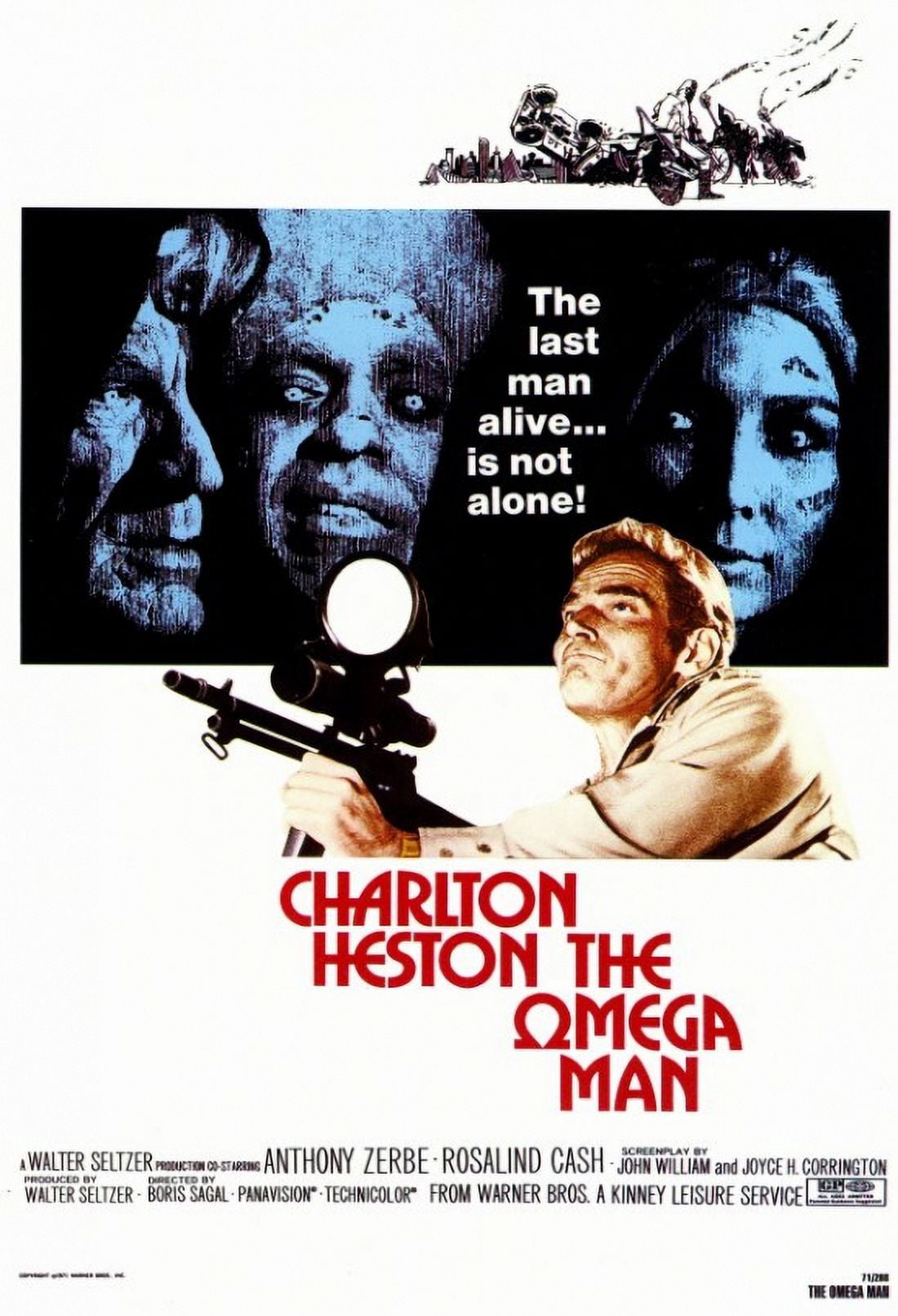 Omega Man Movie Poster 11x17 print showcasing iconic film art