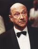 Close-up portrait photo print of Donald Pleasance in tuxedo.