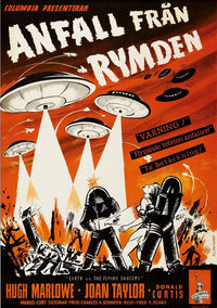 Earth Vs. The Flying Saucers Movie Poster Masterprint 11x17