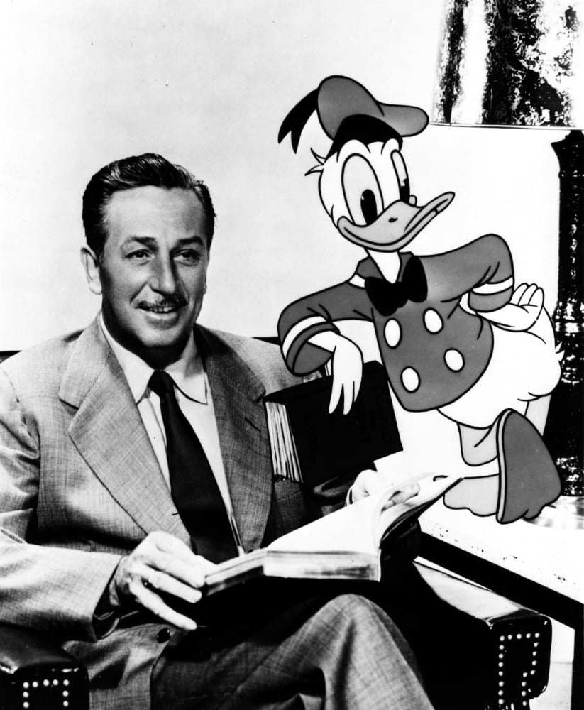 Walt Disney iconic photo print showcasing beloved characters and imagery.