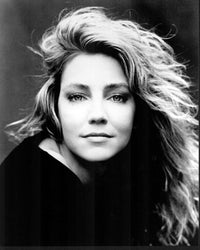 Heather Locklear classic headshot black and white photo print.