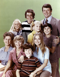 The Brady Bunch Green Photo Print showcasing iconic characters.