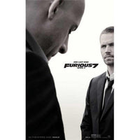Furious 7 Movie Poster - 11x17 print featuring action-packed scenes from the film.