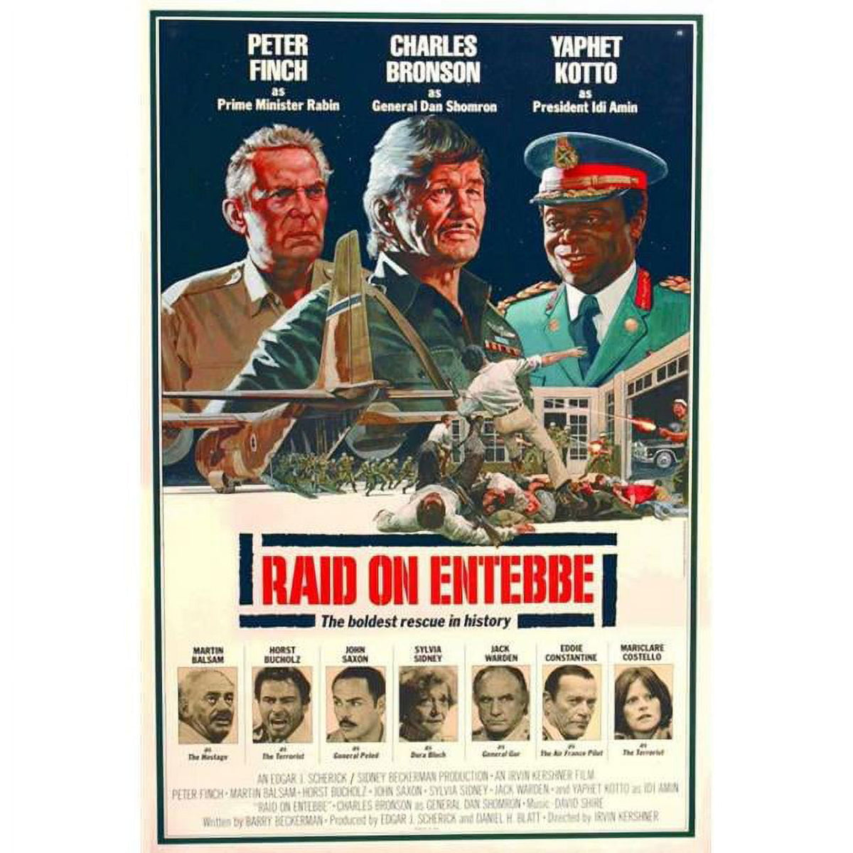 Raid on Entebbe Movie Poster Print 27x40