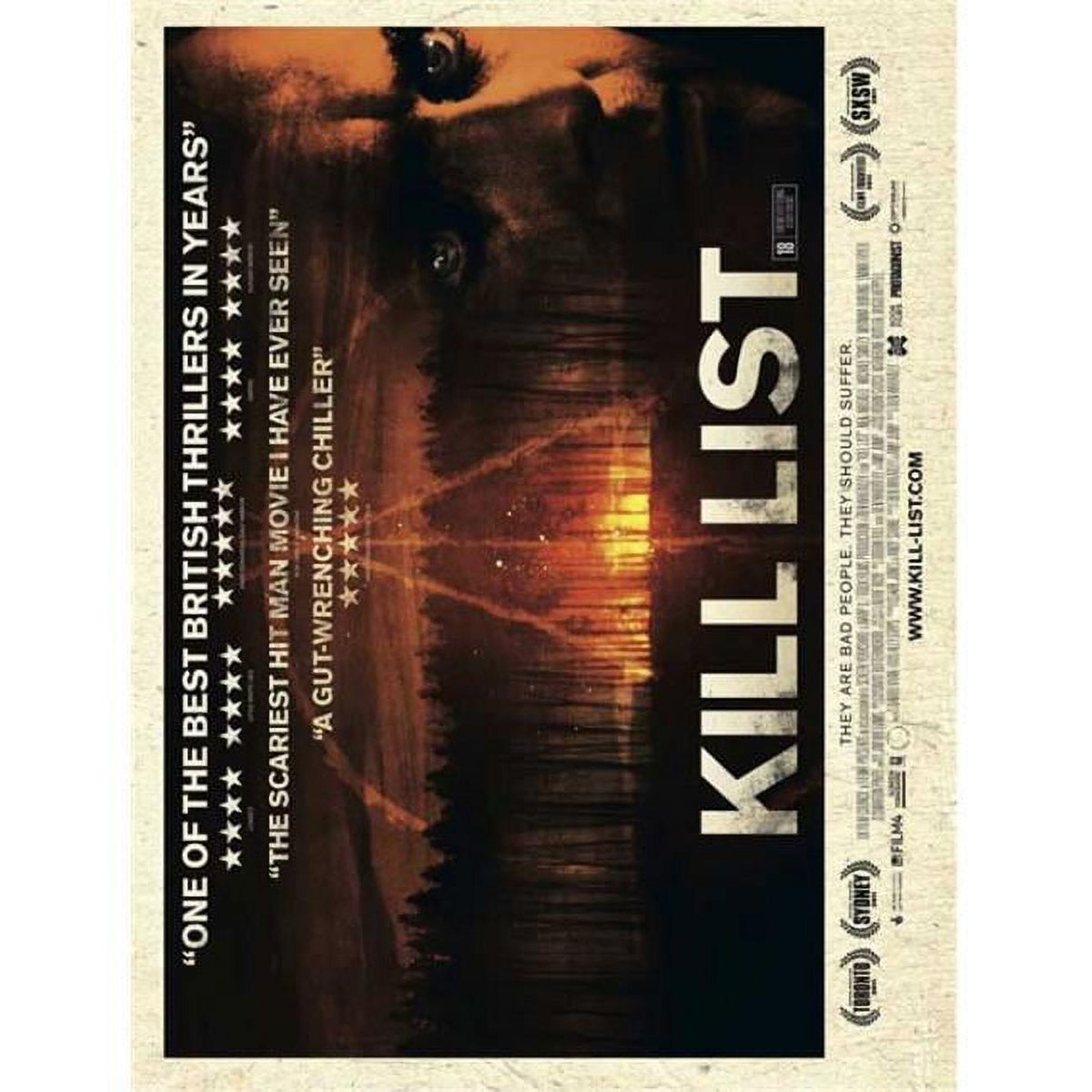Kill List Movie Poster Print - 27x40, cinematic poster art