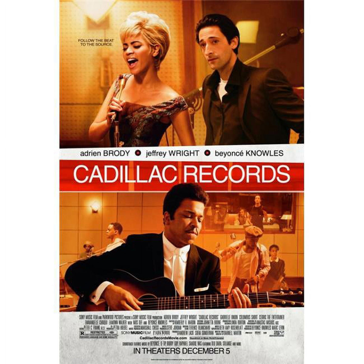 Cadillac Records Movie Poster 11x17 print showcasing iconic music film.