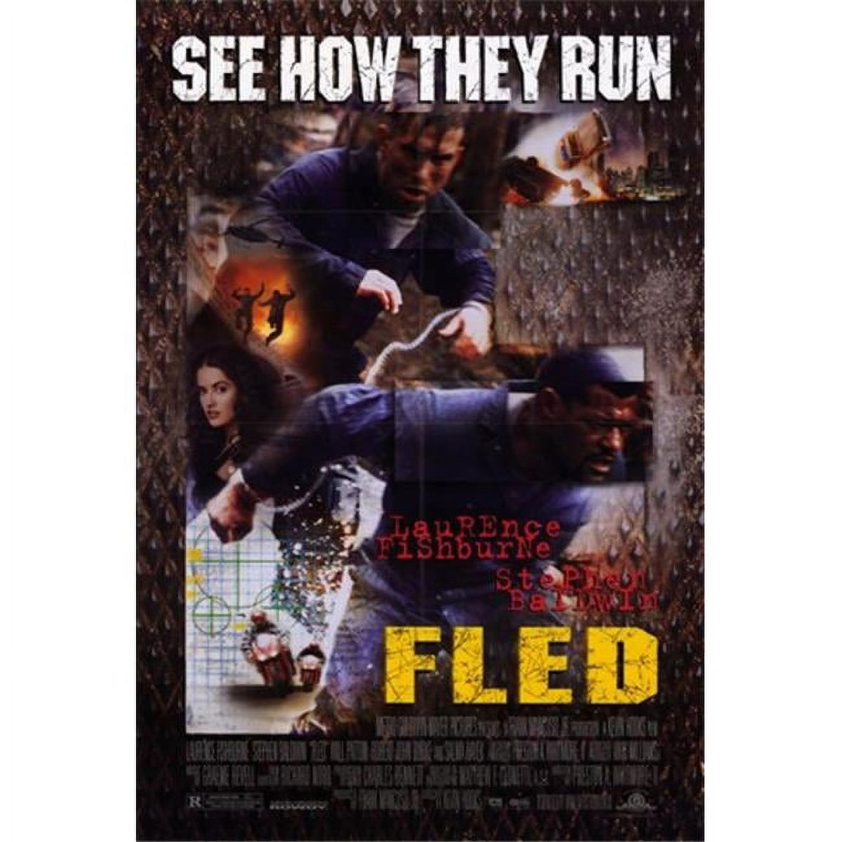 Fled Movie Poster 11x17 Print featuring action and adventure themes
