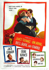 Bell Book and Candle movie poster 11x17 size, vintage film art.