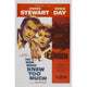 The Man Who Knew Too Much movie poster print - classic Hitchcock film