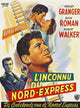 Strangers On A Train movie masterprint poster featuring Farley Granger - 1951 classic.