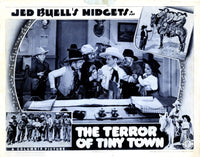 The Terror Of Tiny Town movie poster masterprint featuring colorful vintage design.