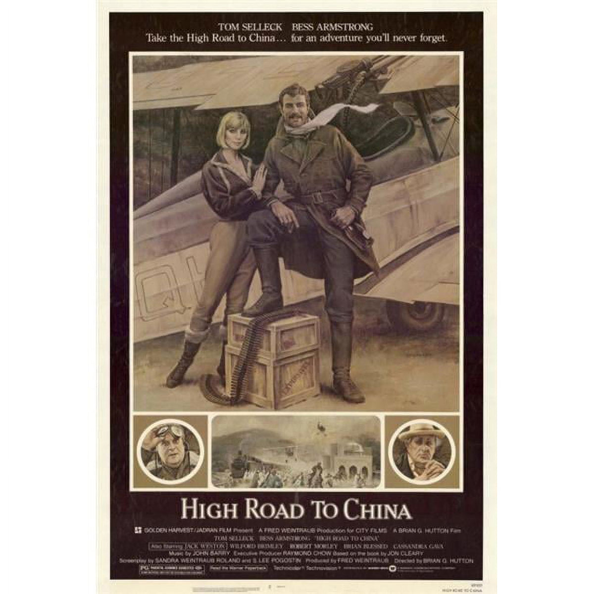 High Road to China Movie Poster Print 27 x 40 inches